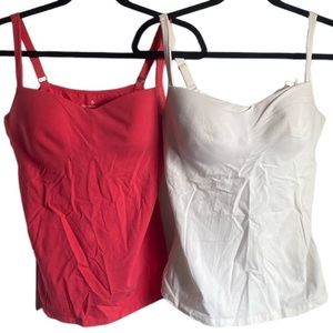 Denver Hayes Strappy Tank w/ Built-In Bra (Bundle of 2)